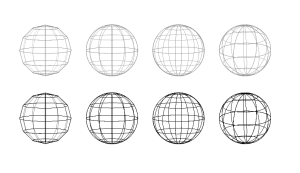 地球　球体　12角型