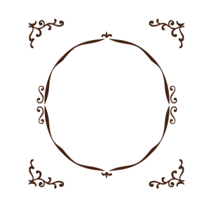 エレガンスな飾り枠素材